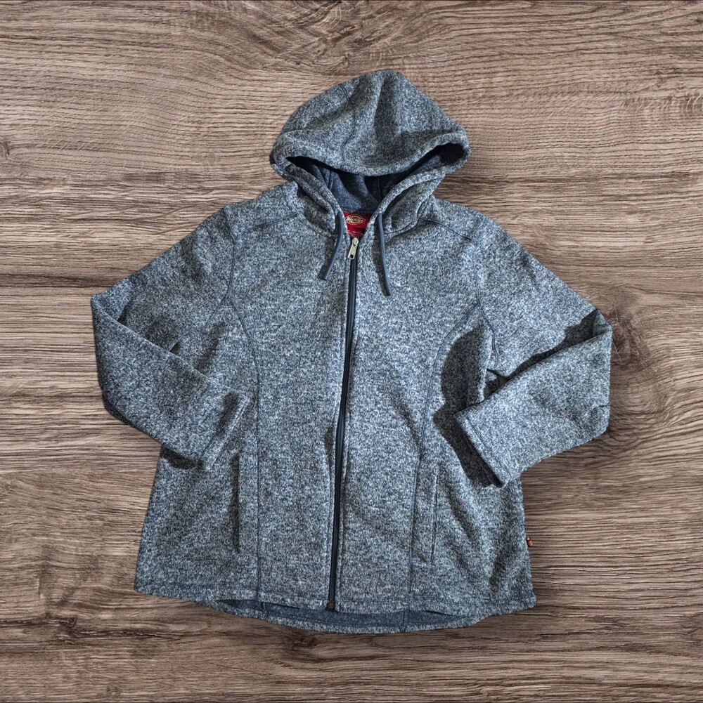 EUC Women's Dickies‎ Blue  Zip Up Hoodie